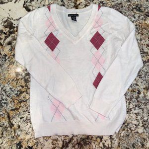 New York & Company Argyle Sweater
